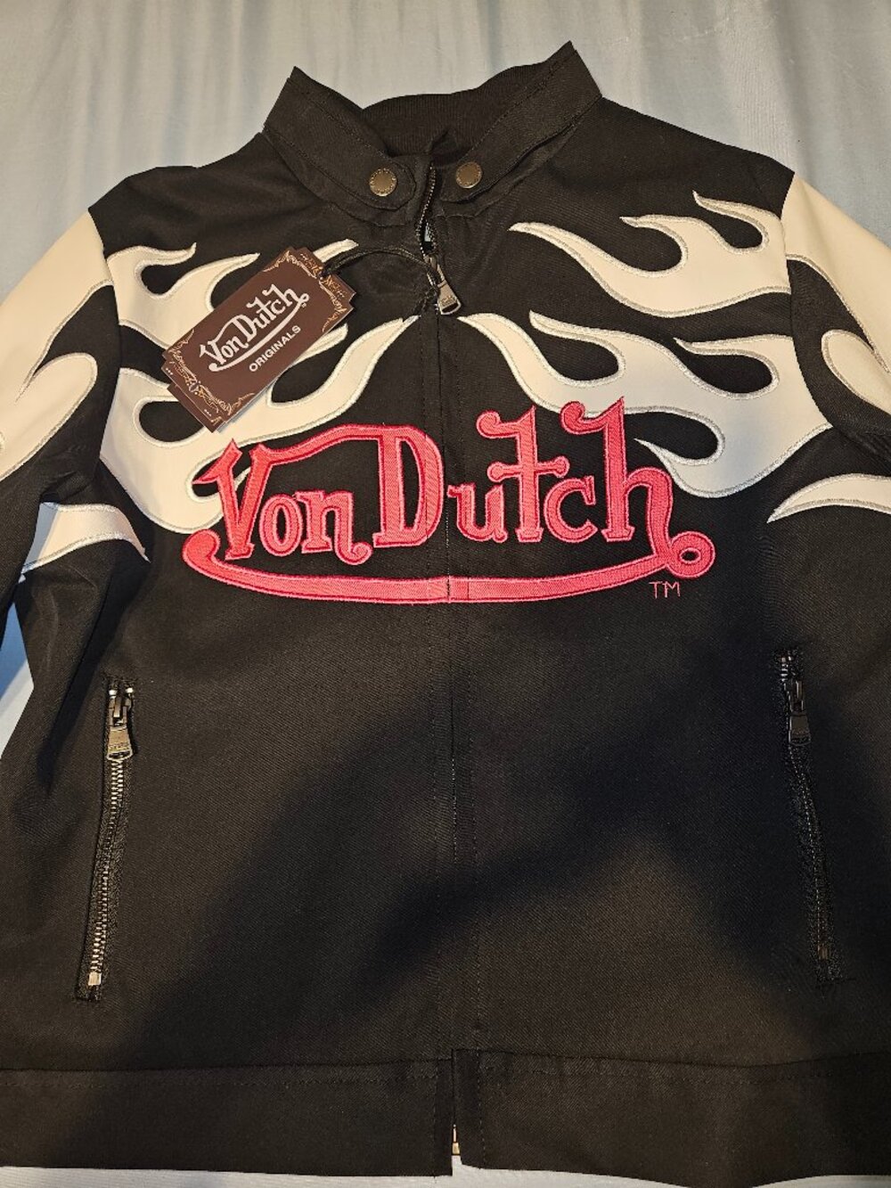 Von Dutch Flames Moto Jacket